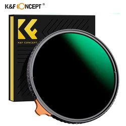 K&F Concept Nano-X ND3-ND1000 ND Filter Variable 8K Ultra HD Water And Dust Proof Coatings for Nikon Canon 49mm-82mm Camera Lens