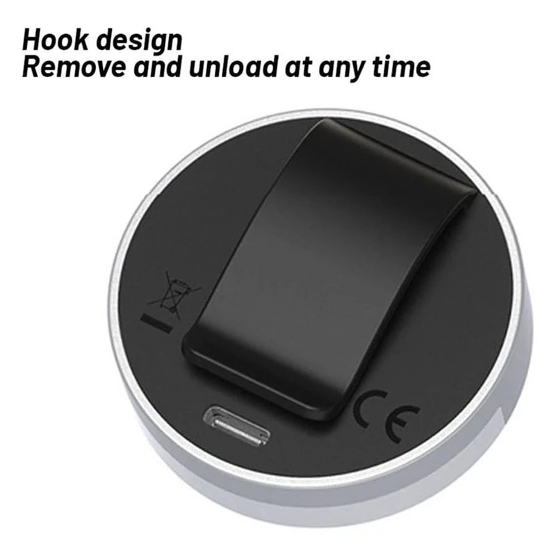 حقيبة يد بمشبك خفيف ومحفظة مع مشبك، مصباح إضاءة حقيبة حمل قابل لإعادة الشحن مع