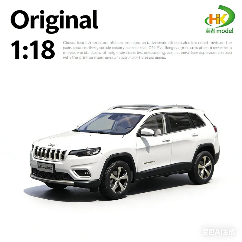 

Original factory 1:18 scale JEEP Cherokee model in alloy material, for boys as toys, and as adult collection pieces.