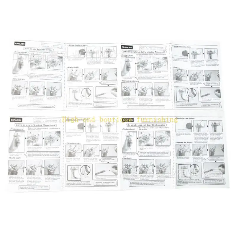 

L9NB Инструменты для намотки ручных украшений Плетеная нить Мини-мельница Ручная вязальная машина