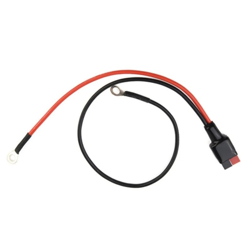 30A Battery Connectors Cable with O Rings Terminals for Power Charging, ABS Material, Up to 36V D2RC