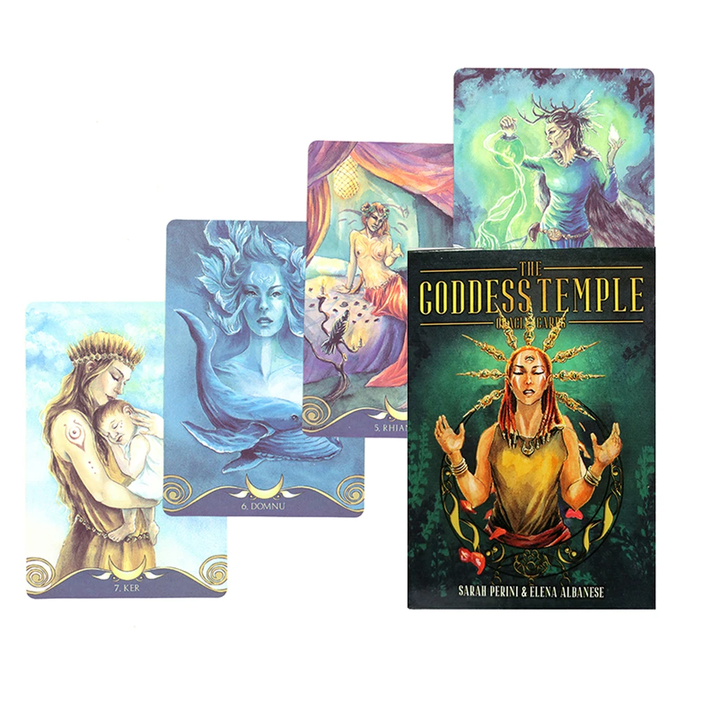 The Goddess Oracle Spanish Tarot Cards for Beginners with Guidebook English Spanish French Italian Russian Portuguese Versions