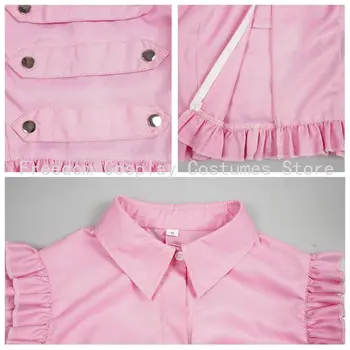 Anime De sju dödssynderna Elizabeth Liones Cosplay Sommarflickor Rosa sexig klänning Uniformer Klänning Halloween Festklänning Kvinnor 11 best sales Seven deadly sins merlin - №7