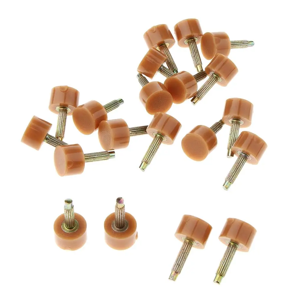 Dica de substituição do salto alto para reparo do sapato, bege grande, 9mm, 10mm, 2x10Pairs