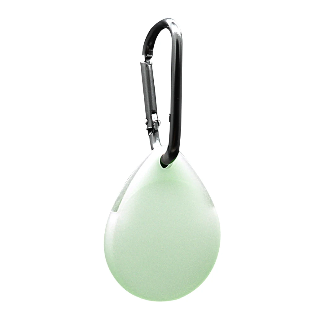 Locator Case Silicone Tracker Cover Hanging Portable Key Ring Sleeve Replacement for Airtags Black