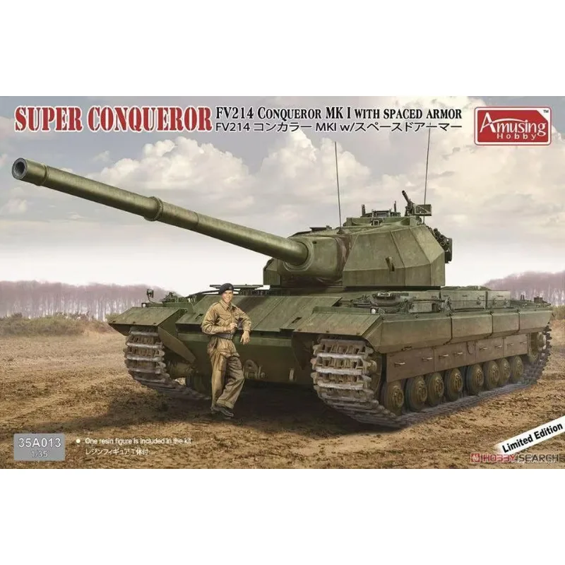 

Масштаб 1/35 Super Conqueror FV 214 Conqueror Mk I, рассеянная броня 35A013By, забавная модель для хобби