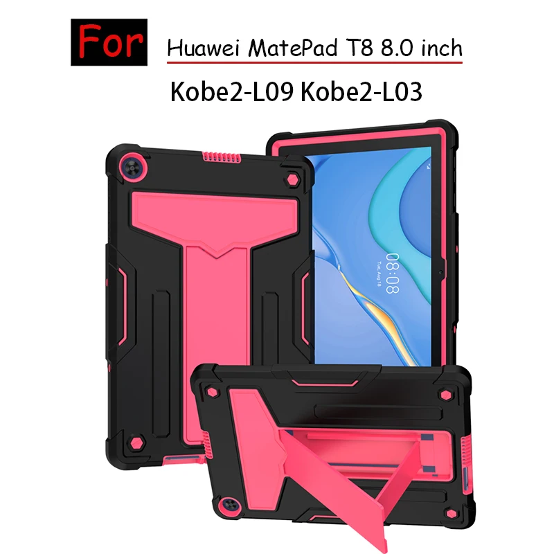 Tablet Cover for Huawei MatePad Mate Pad T8 8 Model KOBE2 W09 L09 L03 tablet case Hard PC cases TPU Silicone Stand Shell Funda