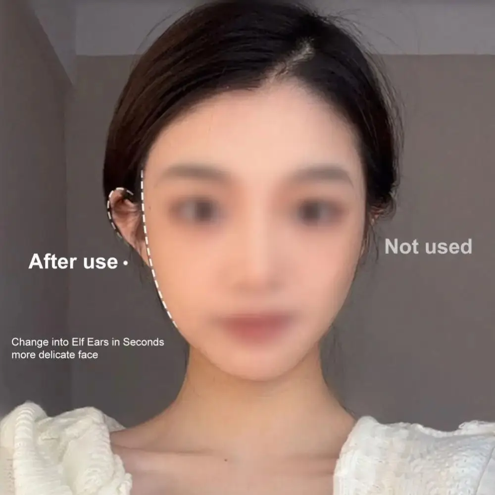 Fashion Invisible Elf Ear Stickers Breathable Waterproof Ear Corrector Transparent Aesthetic Corrector