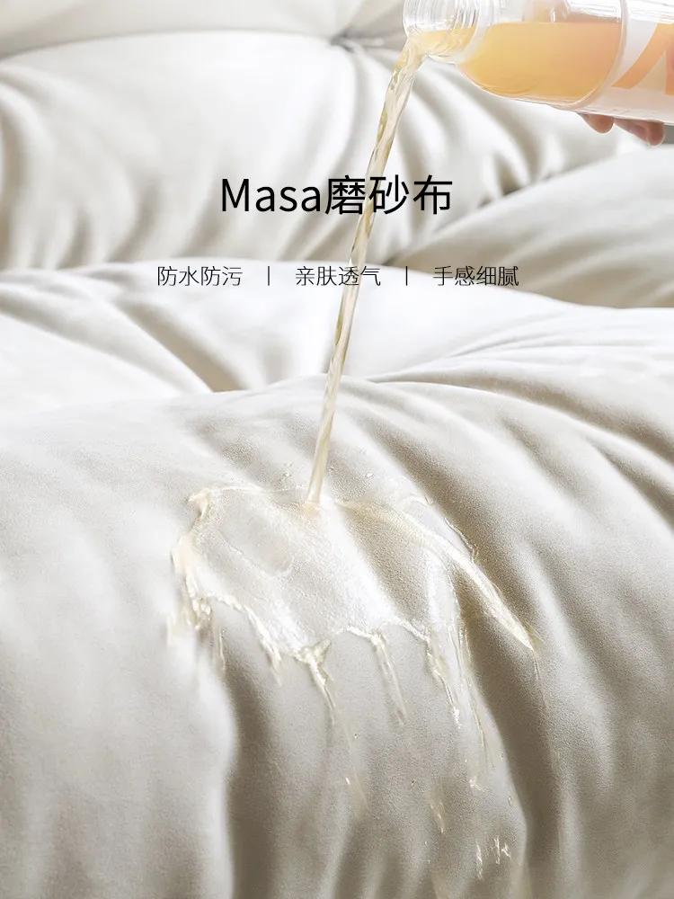 Cloud Sofa, Cream Style Living Room Designer Straight Row Matte Fabric Retro Milano Sofa