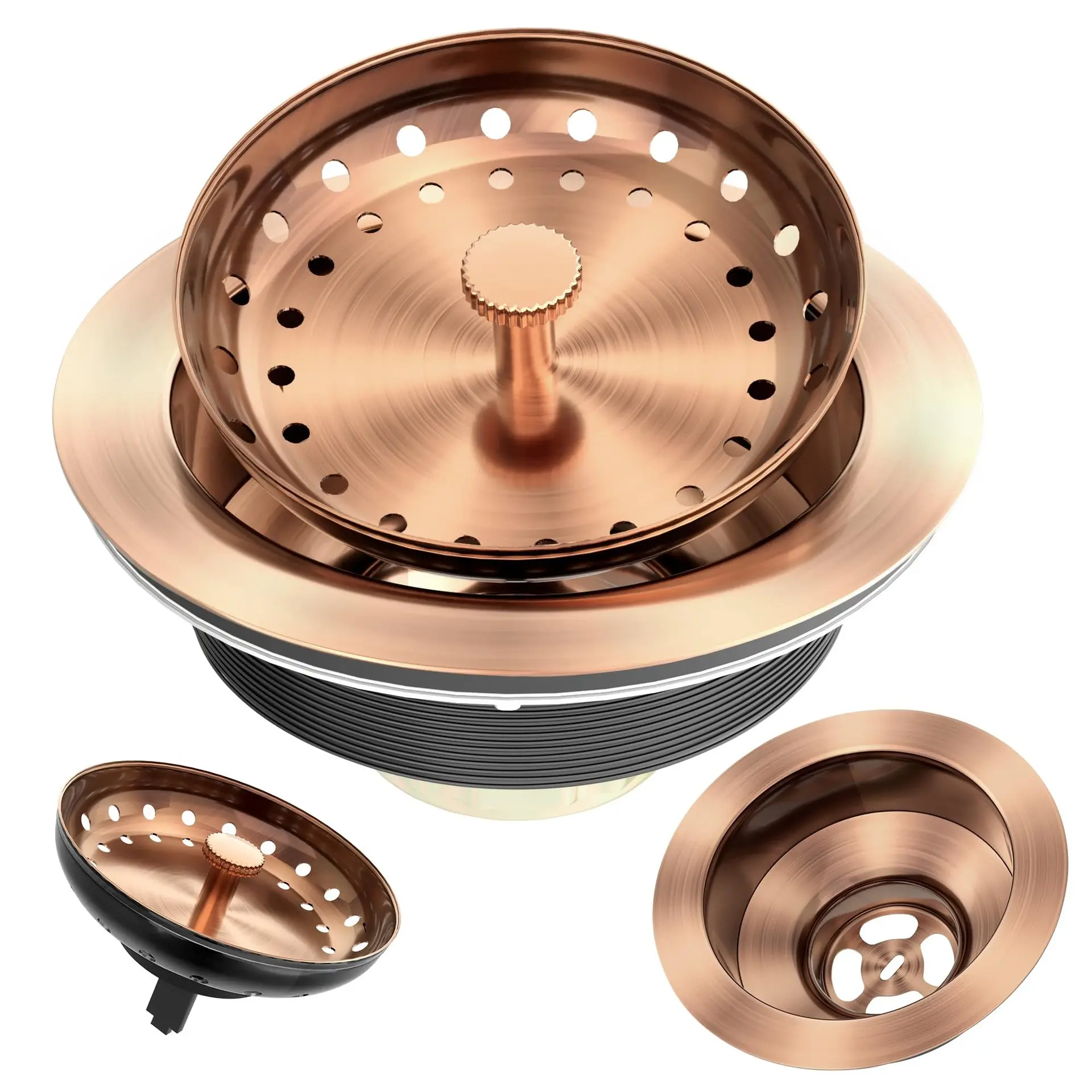 Sink Drain 3.5 Kitchen Sink Drain Filter Set Includes Filter Basket and Drain Plug