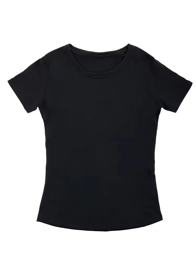 Summer 100% superfine Merino wool quick-drying outdoor short-sleeved T-shirt sweatwicking women's top