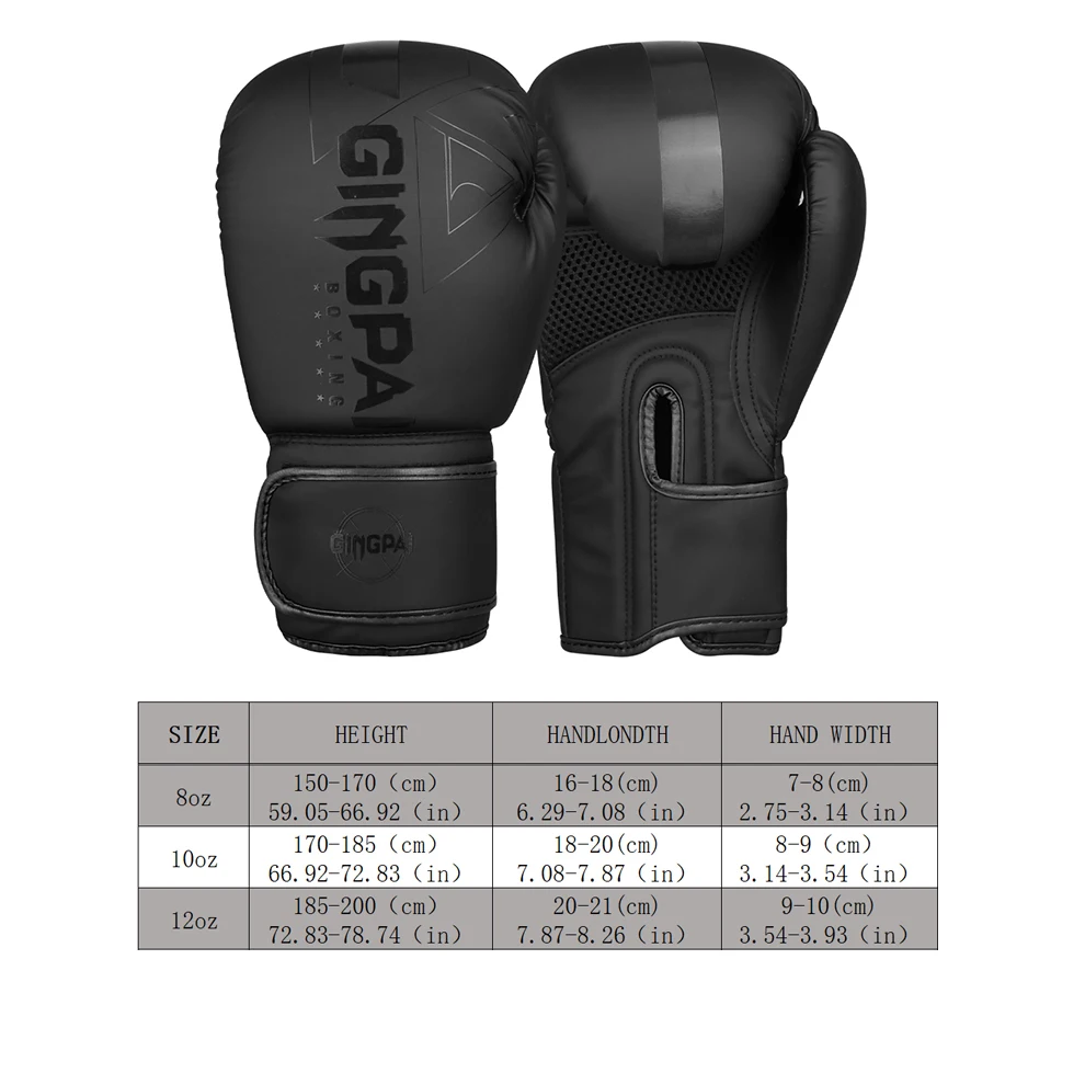 Boxing Gloves Men Women Pro Training Sparring Hide Leather Muay Thai MMA Kickboxing, Adult Heavy Punching Bag Gloves Mitt Focus