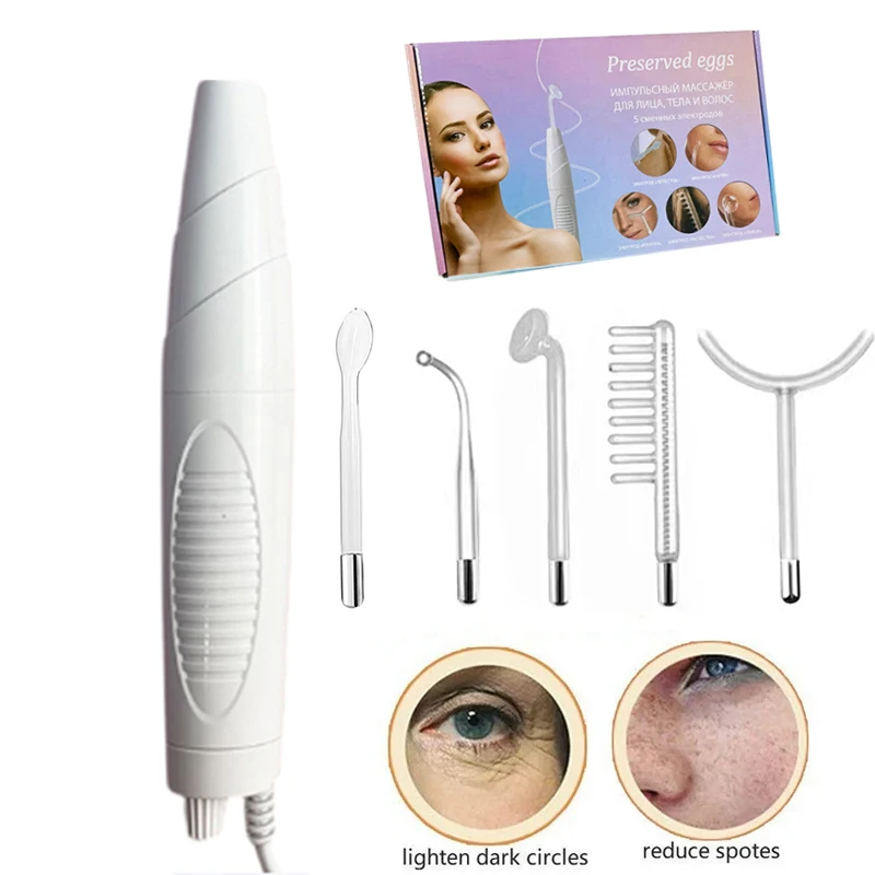 เครื่องบำบัดผิวแบบพกพา, ไม้กายสิทธิ์นีออนอาร์กอนลดเลือนริ้วรอยและต่อต้านความร่วงโรยของผิว, อุปกรณ์ดูแลผิวหน้าความถี่สูงสำหรับใช้ในบ้าน