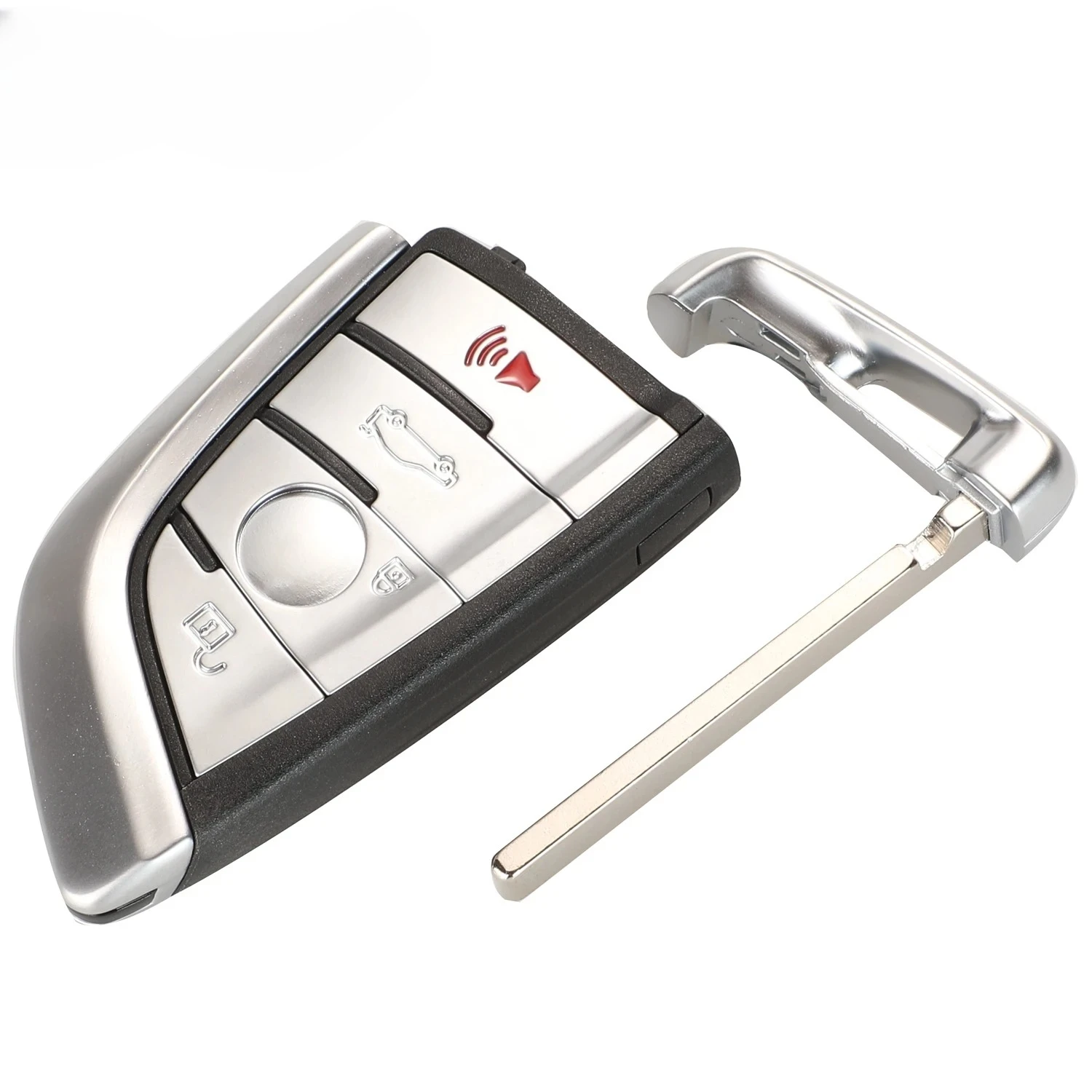 5 szt. Obudowa kluczyka samochodowego z inteligentną kartą 3/4 BTN do BMW serii 1 2 7 X1 X5 X6 X5M X6M klasy F, pilot zdalnego sterowania, wkładka ostrza