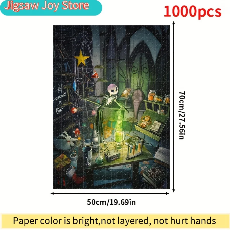 1000 stks Nightmare Before Christmas puzzel - Nightmare Before Christmas film uitdaging - grote puzzel voor volwassenen