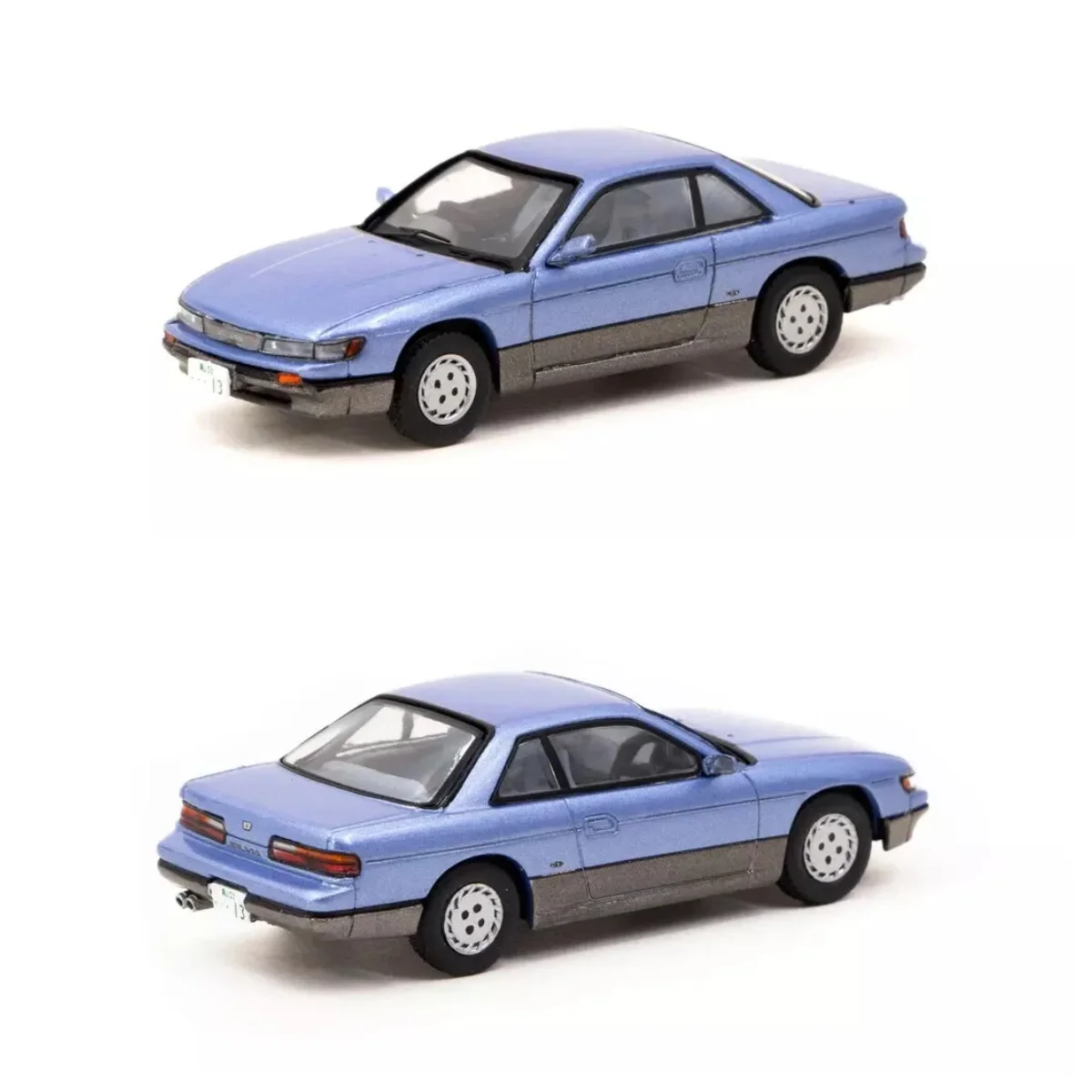 

Коллекция J 1:64 силвиа S13 синяя/серая модель автомобиля коллекция ограниченный выпуск хобби игрушки