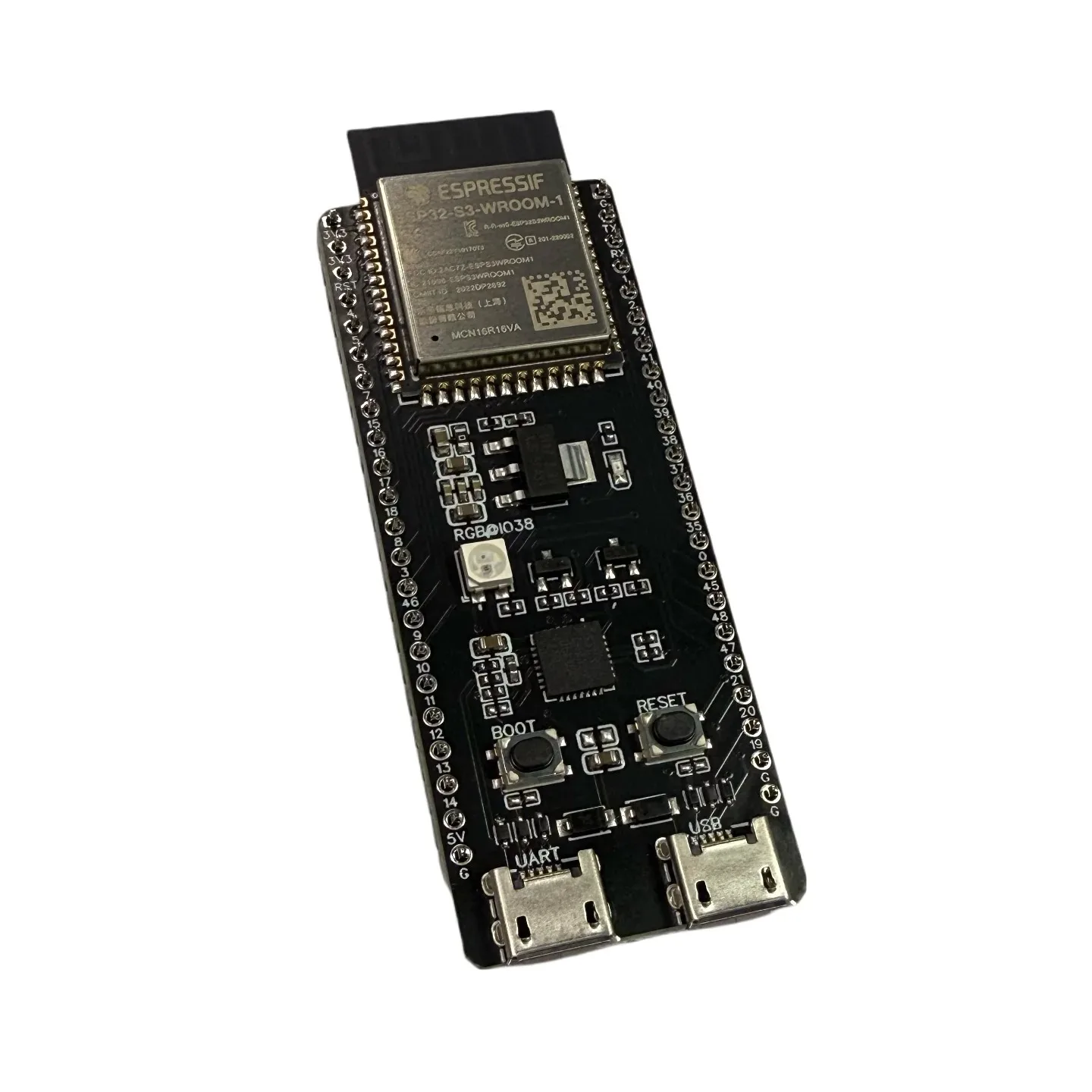 ESP32-S3-DevKitC-1 Genuine Espressif Development Board with On-board ESP32-S3-WROOM-1/1U N16R16VA Module for IoT Projects