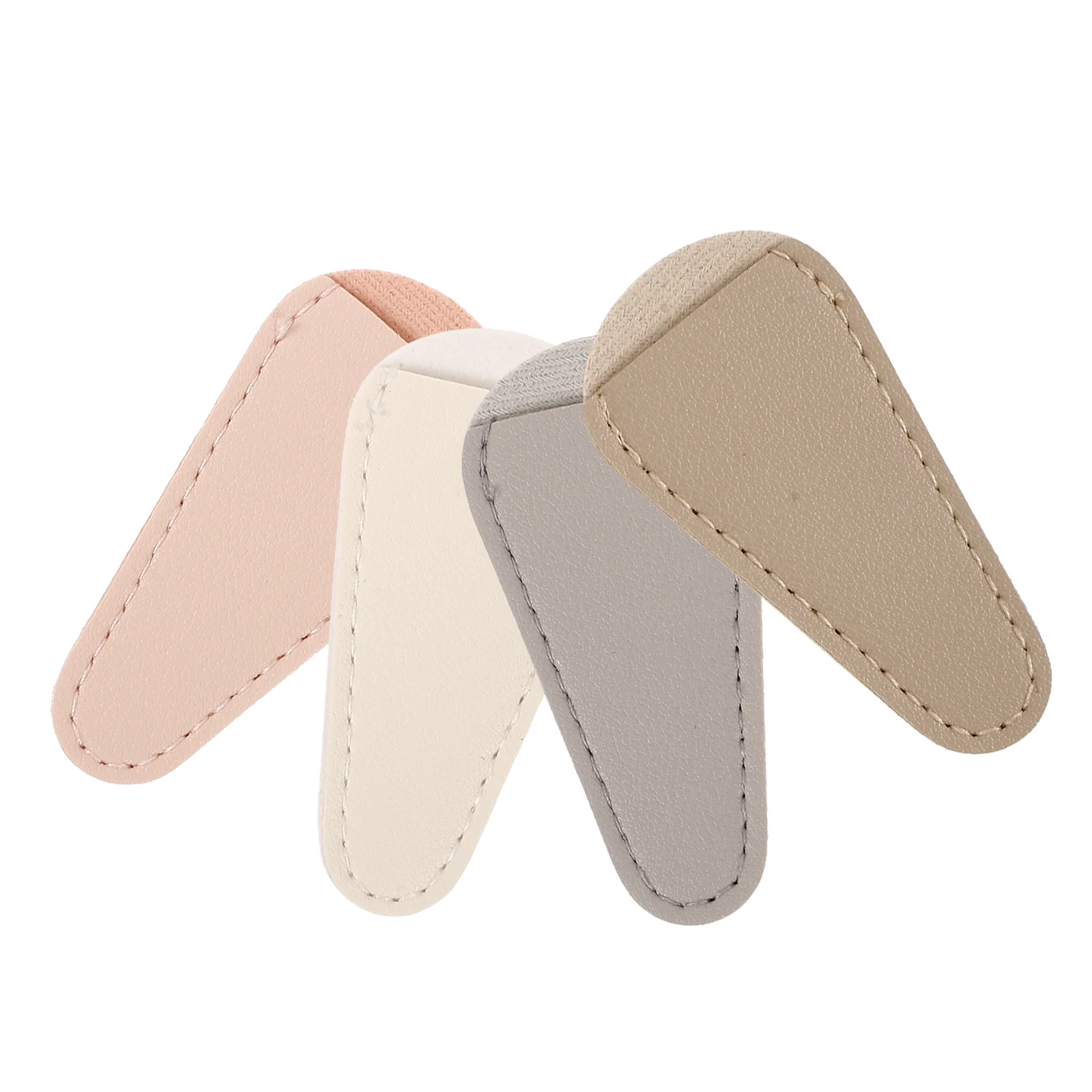 

4 Pcs Manicure Scissors Protective Case Nail Clippers Cover Cuticle Protector Tool Pu Nipper Holding