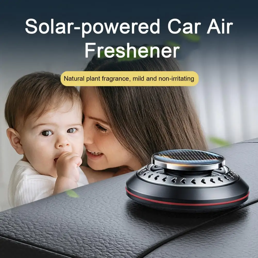 Solar betriebene Auto Lufter frischer Auto Aroma therapie Solarenergie rotierende Auto Lufter frischer Aroma therapie Parfüm für dekorative