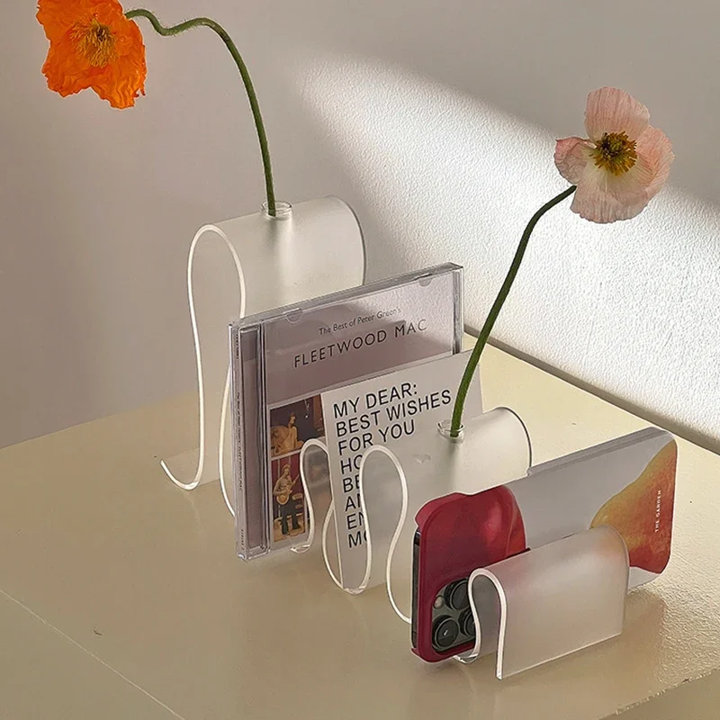 

Nordic Style Bathroom Vase Home Aesthetic Luxury Garden Office Modern Flower Vase Essentials Table Deco Chambre House Decoration