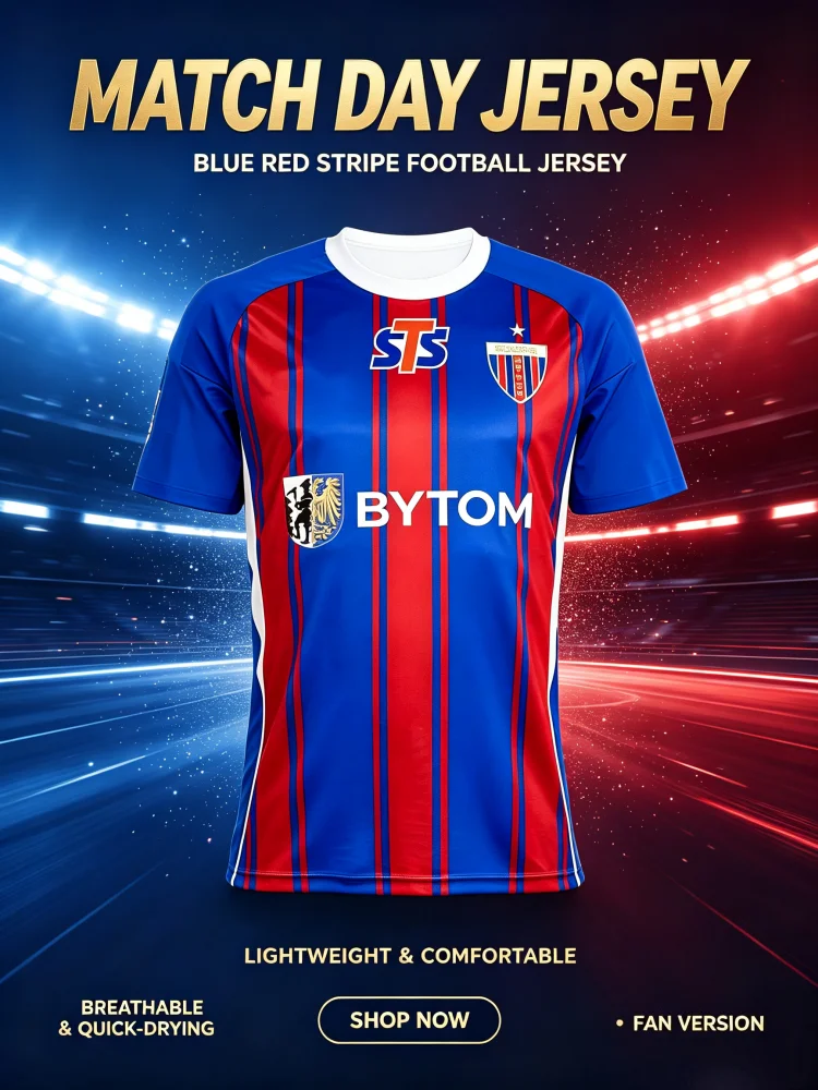 2026 New Polonia Bytom Team Short Sleeved Basketball Jersey Sports Polish League Edition Quick Drying T-Shirt Family Kids Tees