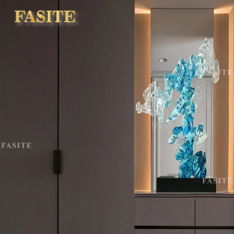 For Taihu Stone Simple Modern Ornaments Home Decoration Living Room Desktop TV Cabinet Wine Cabinet Entrance Office Crafts