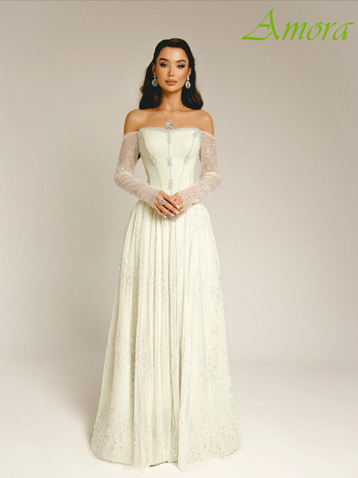 

Customized A-Line Boat Neck Cap Sleeve Classic Formal Evening Dress Delicate Formal Bespoke Occasion Gowns Fashion Party Dress