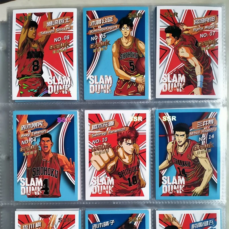 Cato Slam Dunk SSR UR Card Haruko Akagi Sakuragi Hanamichi Rare Bronzing Collection Card Christmas Birthday Gift Game Toys