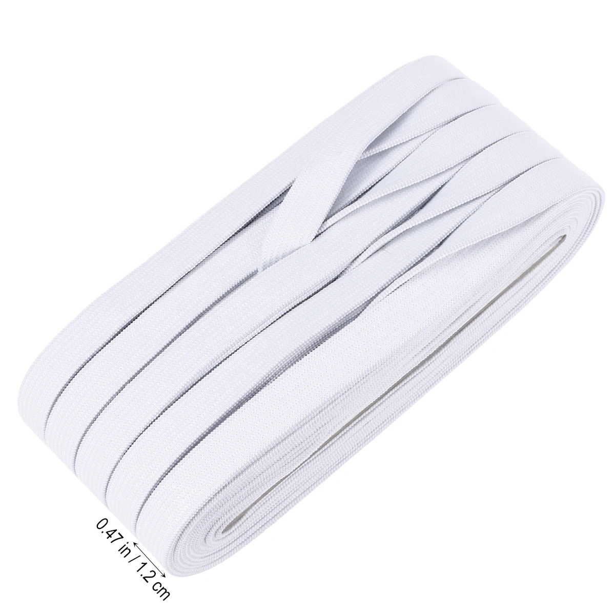 

1/2 Inch Wide Heavy Stretch Sewing Elastic Knit Thickened Spool For Waistband Sleeve Neckline Elastic Band