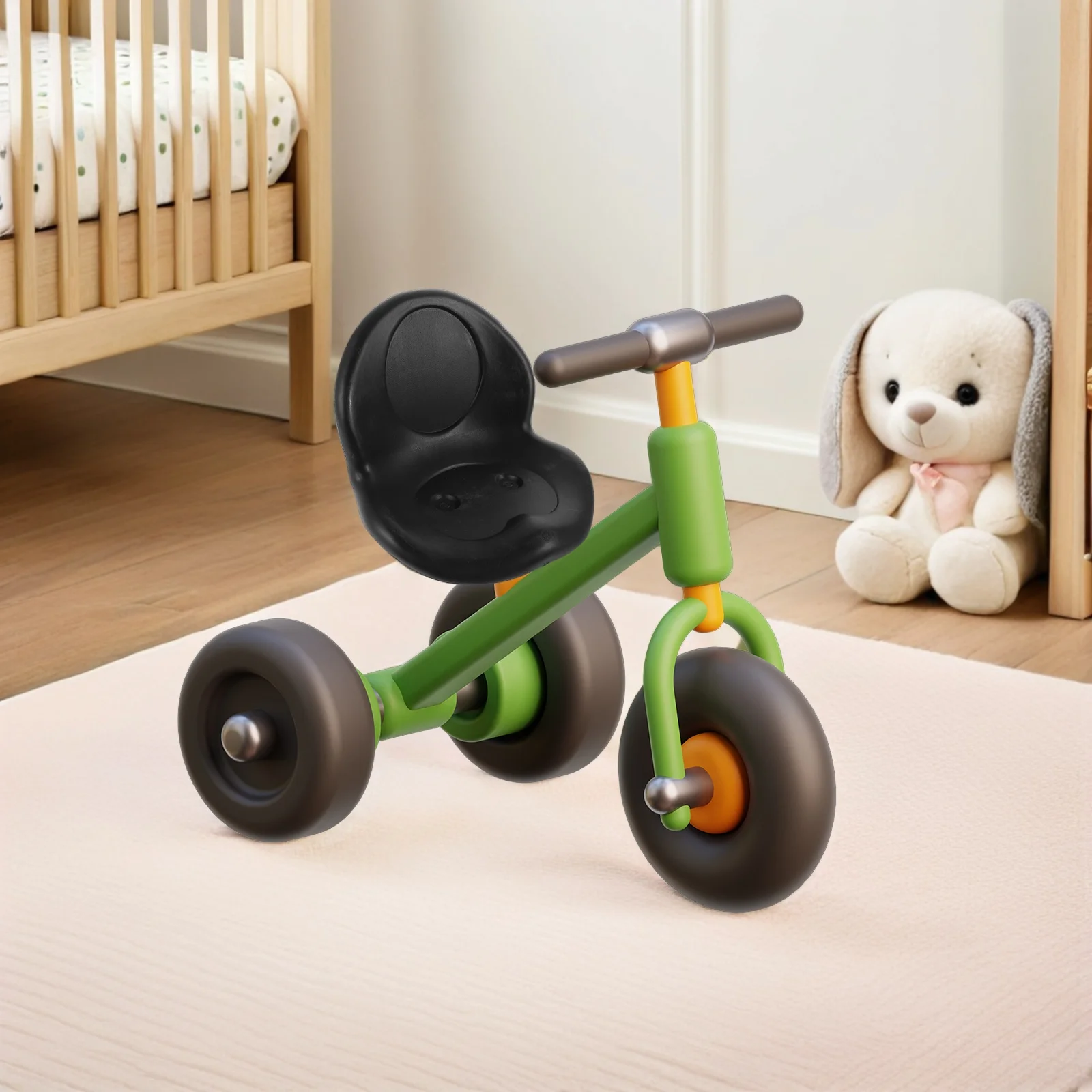 1 conjunto universal crianças triciclo assento engrossado confortável sela da bicicleta para triciclos da criança carrinhos durável almofada do assento traseiro