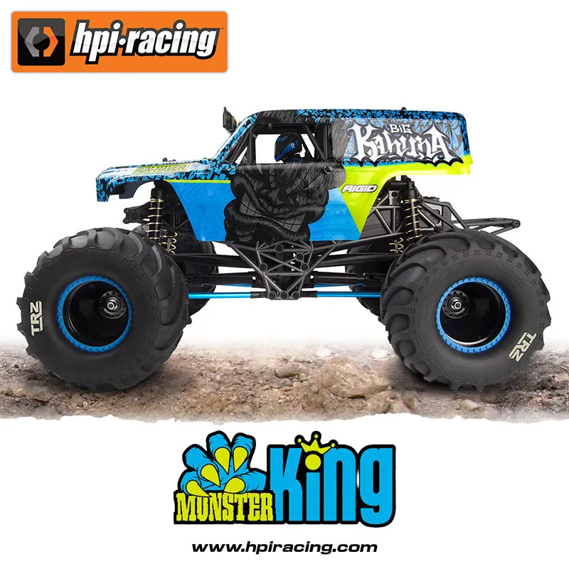 

Радиоуправляемый монстр-трак HPI Racing Monster King Big Kahuna Ford Bronco 4400 160765 1/10, электрический, 4WD, 2.4ГГц, RTR, со светодиодами, для бездорожья