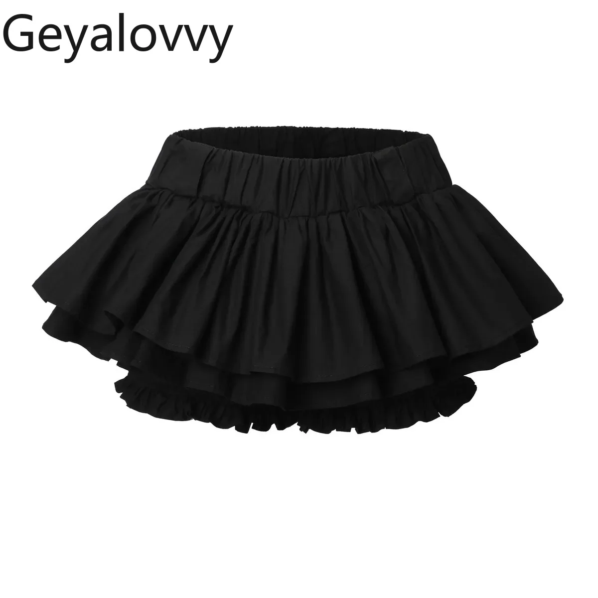 2025 neue Sommer frauen Casual Röcke Koreanische Nische Design Abnehmen Vielseitig Hohe Taille Einfache Rüschen Kurzen Rock Hosen