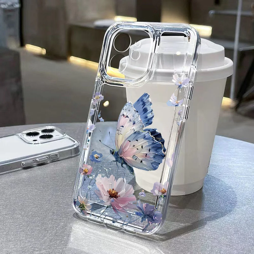 Red Lips Clear Case For Samsung A57 A56 A55 5G A54 A37 A36 A26 A17 A16 A07 A06 S26 Ultra S25 S24 S23 S22 Plus Soft Silicon Cover
