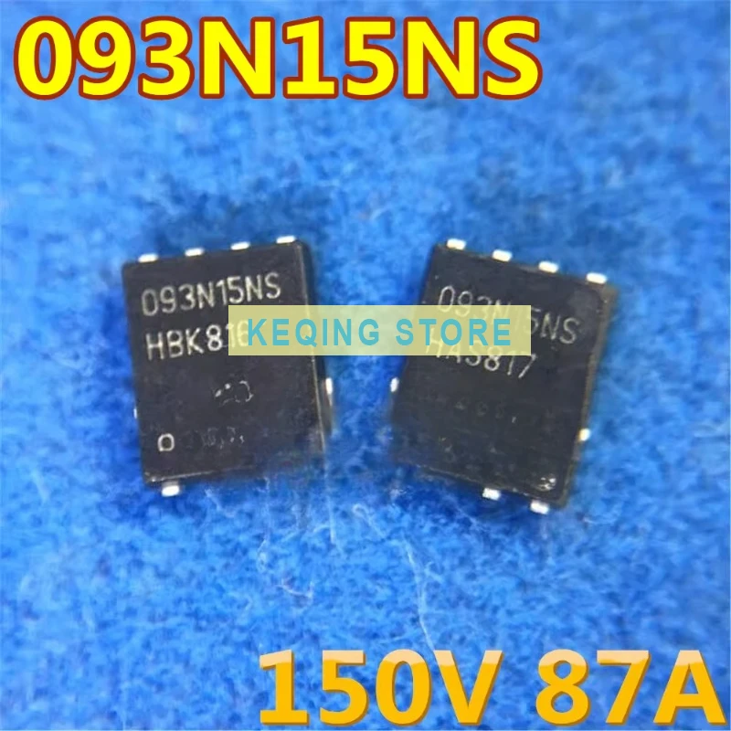 10PCS Used+Not NEW+Send after Measure MOS transistor 093N15NS BSC093N15NS5 150V87A QFN patch, high current MOS transistor