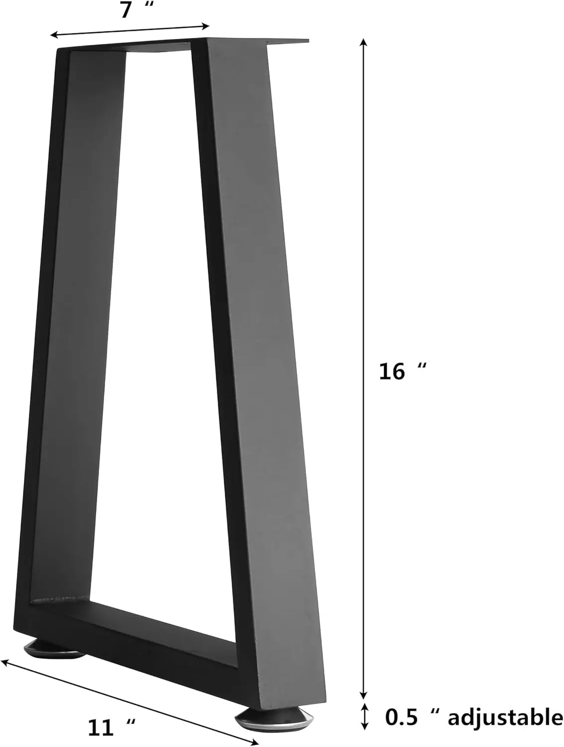 أرجل الطاولة المعدنية شديدة التحمل، أرجل المكتب المربعة، أرجل طاولة الطعام، أرجل الأثاث الصناعي، أرجل طاولة القهوة الحديثة، مجموعة من 2