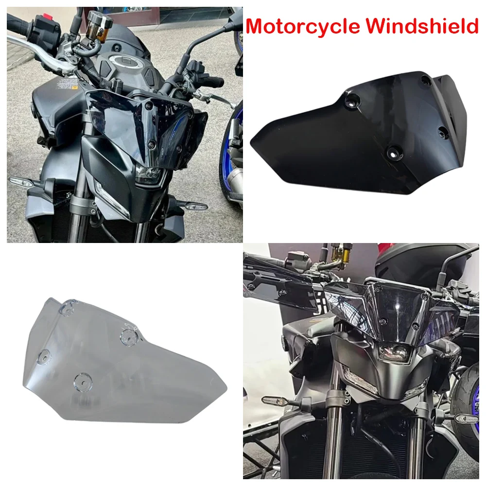 

Fits for Yamaha New MT 09 MT09 SP ABS 2024 2025 MT-09 FZ09 Motorcycle Windshield Instrument Front Windscreen Deflector Cover