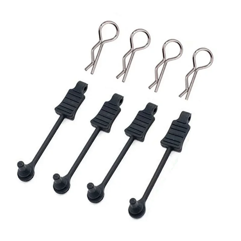 RC Car 4Pcs Rubber Body Clip Retainer Fixed Buckle Lock AR390178 for ARRMA 1/7 Limitless Mojave 1/8 Kraton