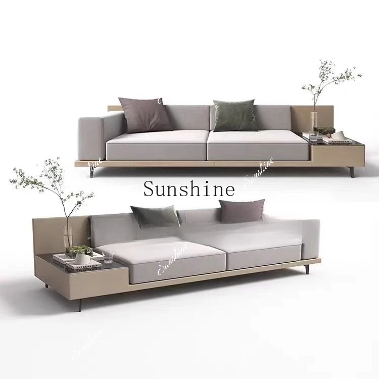 

Modern light luxury sales office negotiates sofa coffee table combination hotel homestay rest booth FT