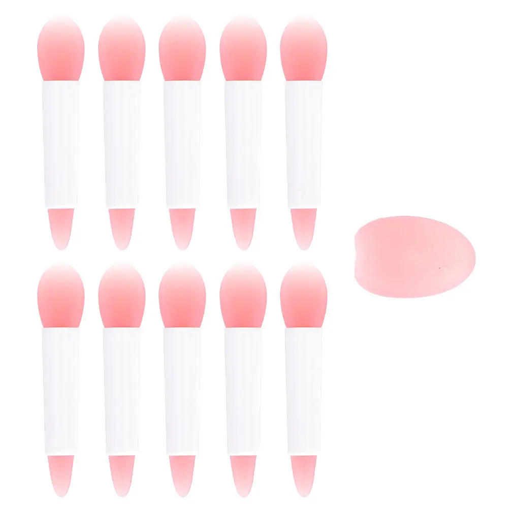 1 Zestaw Silikonowych Aplikatorów do Ust Delikatne Miękkie Pędzelki do Szminki Narzędzia Kosmetyczne Akcesoria do Makijażu na Podróże Peeling do Ust