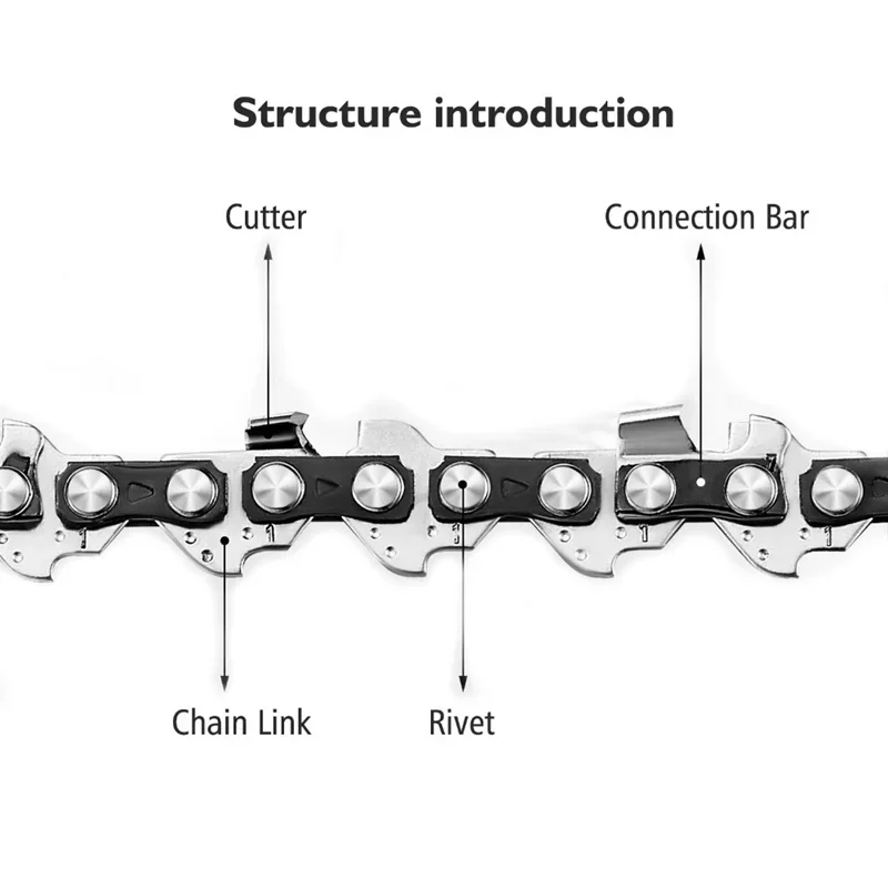 4 / 6 Inch Mini Steel Chainsaw Chain Electric Electric Saw Accessory Replacement Electric Chain Saw Chain