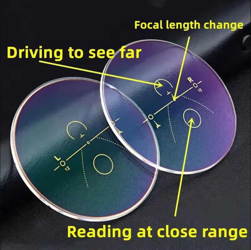

1.56 Multi-focal Progressive Lenses for Near and Far MR-8 Aspherical Myopia Presbyopia Prescription Optical Lens 2pcs