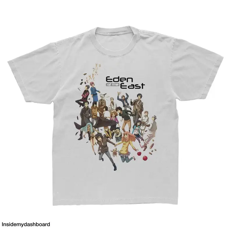 Eden of the East Falling Cast T-Shirt, Higashi no Eden Anime Tee