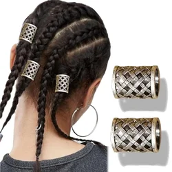 2pcs/pack Viking Pirate 18mm Hole Beard Beads Dreadlocks Ring Braid Hair Dress Clip beads Jewelry Headband scarf Accessories