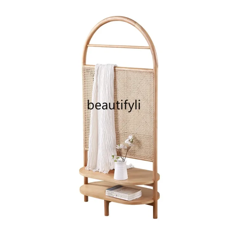 

GY Customized Nordic Rattan Screen Movable Household Minimalist Art Ins Shelf Seat Screen Hallway Partition