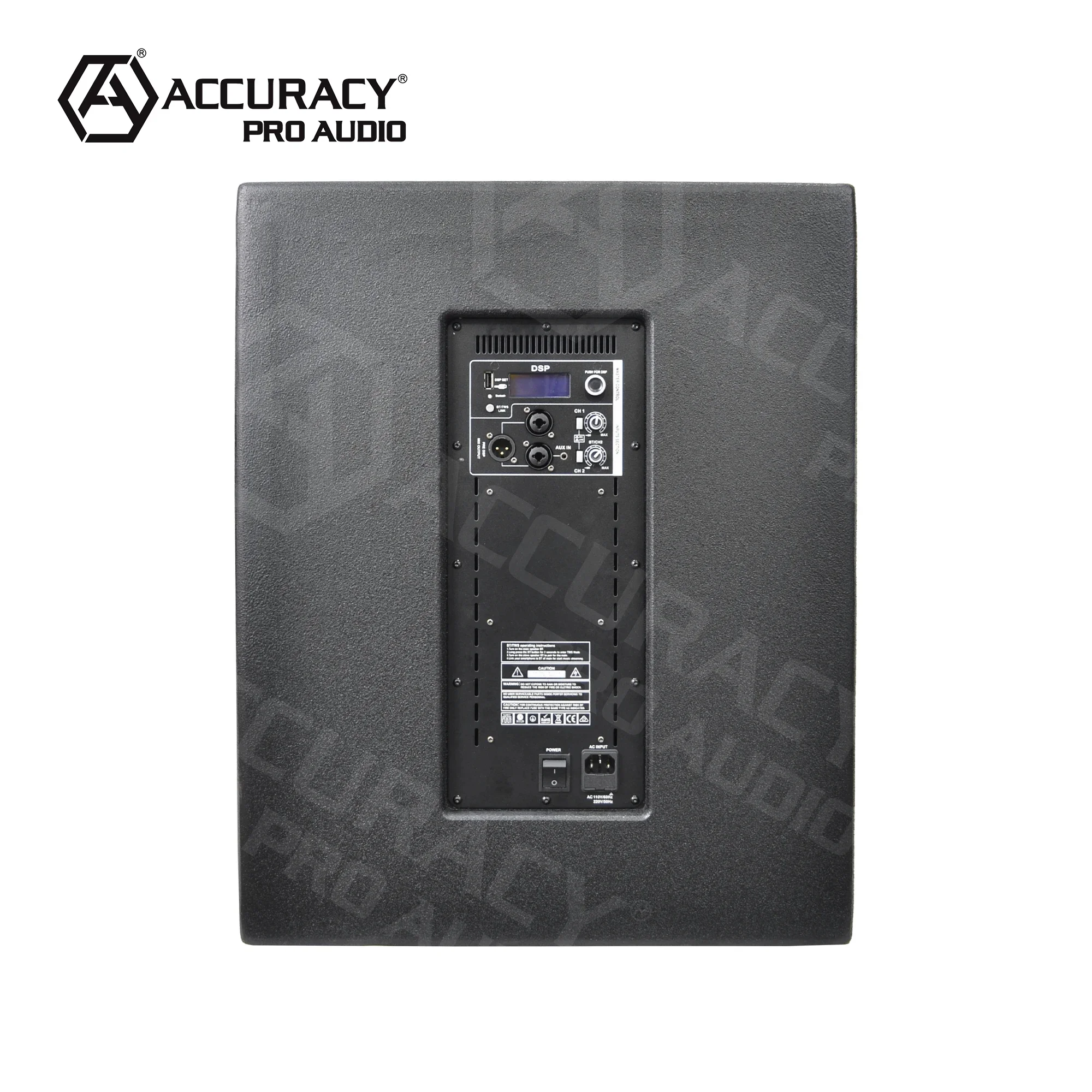 Précision Pro Audio AC38 1400W système Audio DJ karaoké Portable professionnel haut-parleur à colonne active