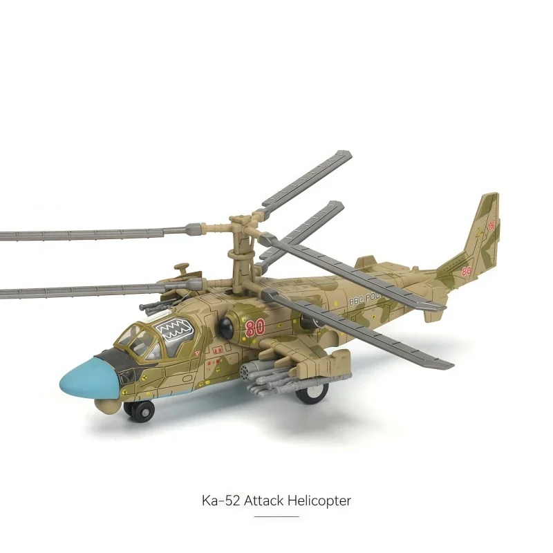 1/72 Kreative Militärserie Alligator KA-52 Angriffshubschrauber Bausteinmodell DIY Zusammenbaubare Bausteine Spielzeug für Weihnachtsgeschenke – Detail 2