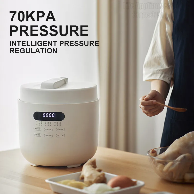 Olayks Electric Pressure Cooker 5L Non-Stick Liner 70KPa Multi Rice Cooker For 5-6 Person Home Appliances OLK-50D1