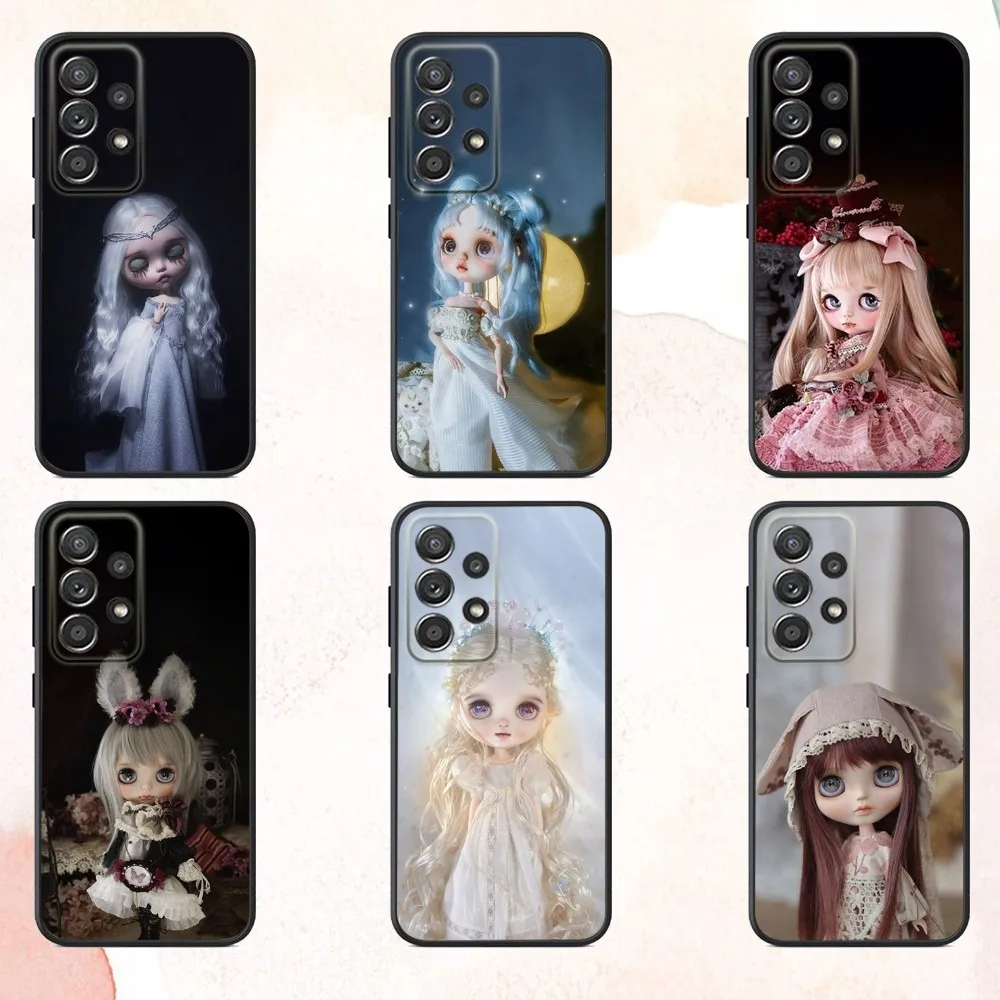 

Fashion doll B-Blythe Phone Case For Samsung S25,S24,S21,S22,S23,S30,Ultra,S20,Plus,Fe,Lite,Note,10,9,5G Black Cover