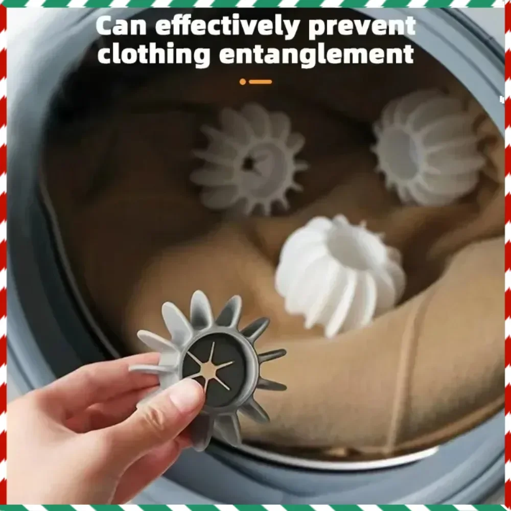 

10 Pcs Silicone Laundry Balls Reusable Anti Binding Anti Angle Cleaning Ball Washing Machine for Cleaning and Washing Balls