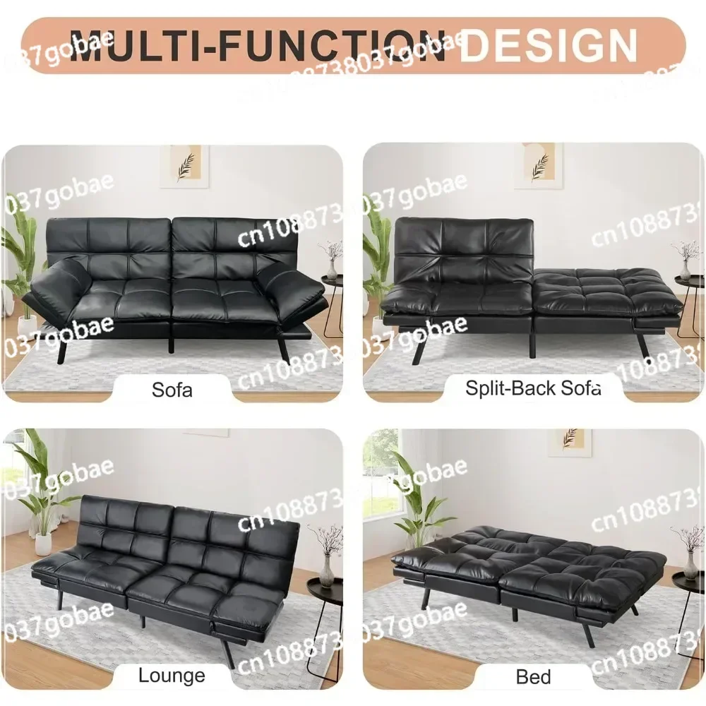 Sofa Bed, Memory Foam Futon, Convertible, Easy To Assemble, Sofa Bed Sofa